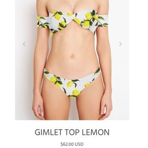 Amore + Sorvete BIKINI BOTTOM (S) +TOP (XS) LEMON